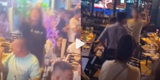 淄博游客不聽勸說挑釁民警被帶走 在場的市民們紛紛拍手叫好
