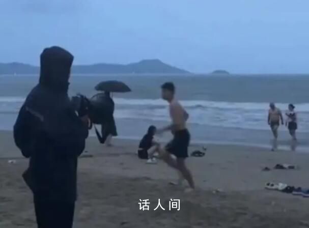 保安好言相勸無果后喊話:想死走遠點