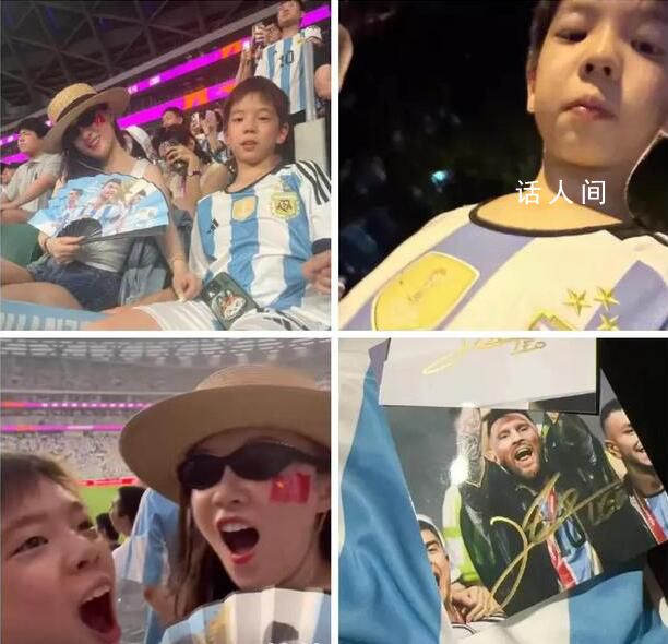 杜江問梅西嗯哼的簽名照是真跡嗎 父子倆的互動真的太逗啦