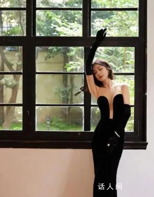 秦嵐中空連衣裙 秦嵐的魅力永恒