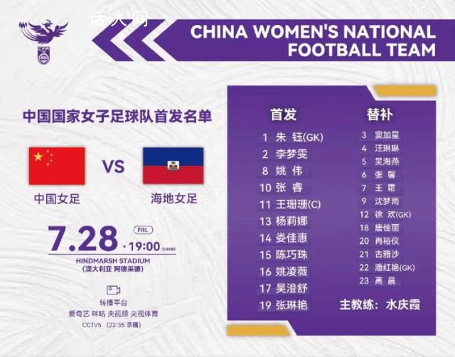 中國女足vs海地女足 主帥水慶霞對陣容進(jìn)行了一定調(diào)整