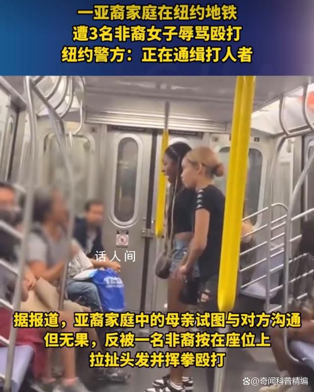 非裔女子在美國地鐵圍毆華裔 希望事件能引起當地政府的關注