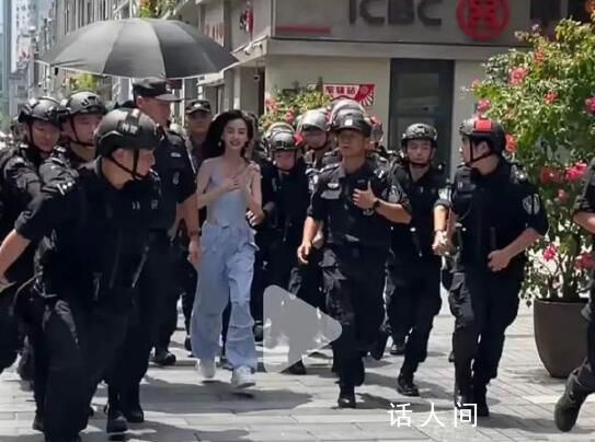 Angelababy獲特警開道 陣仗大引爭議