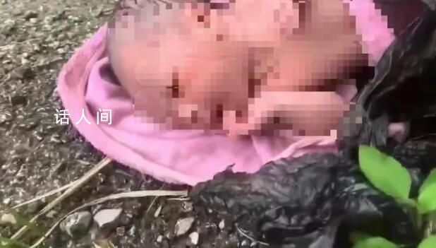 廣西一嬰兒被裝塑料袋遺棄路邊 警方和醫護人員已第一時間趕到現場