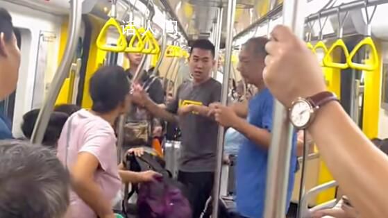 “地鐵判官”掌摑吵架大爺 官方回應