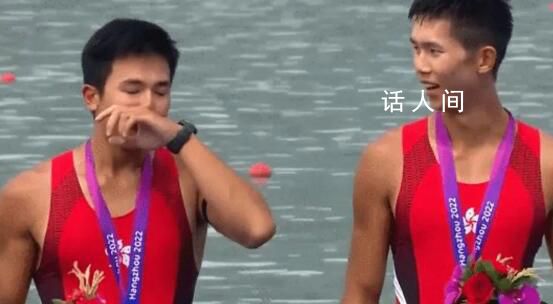 中國香港杭州亞運首金 霍啟剛現場加油助威