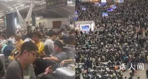 各地高鐵站現狀:人頭攢動 客流火爆