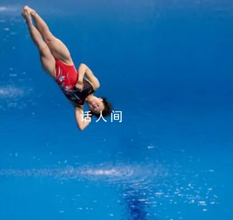 三張圖看清陳藝文“水花消失術” 以382.00的成績獲得金牌