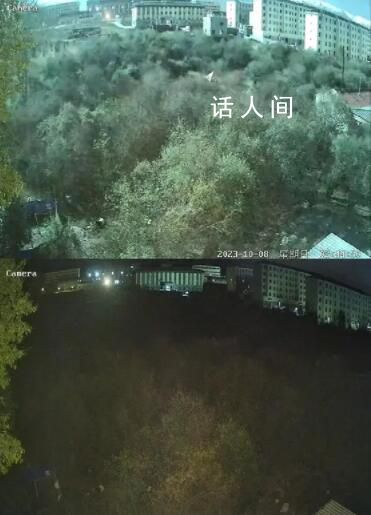 青海門源縣夜間天空亮如白晝 原本漆黑的天空突然被耀眼強光照亮