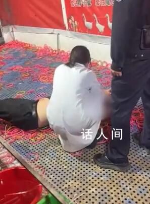 顧客套中3只大鵝 老板耍賴裝暈倒