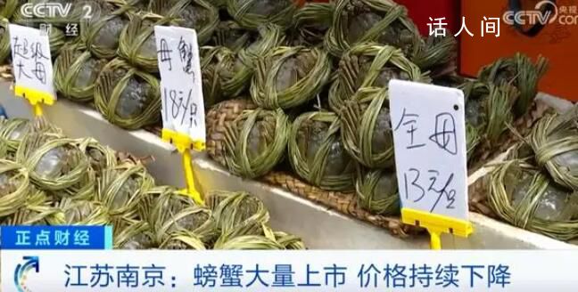 大閘蟹跌出“白菜價” 產量增加消費者需求下降了
