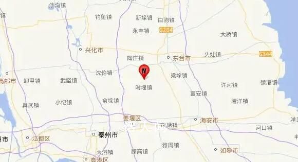 江蘇鹽城3.0級地震 震源深度9公里