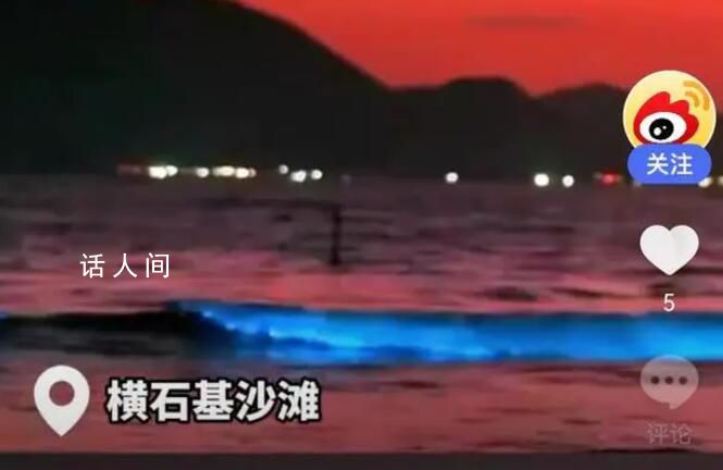 珠海一沙灘出現藍眼淚奇觀 藍眼淚是怎么形成的