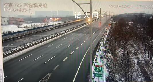 您已進入河南界請放心行駛 暴雪暢行見證奇跡更見暖心