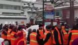 河南環(huán)衛(wèi)工人冒雪討薪后續(xù) 官方公布的舉報電話為空號